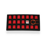 Tai-Hao **Tai-Hao Rubber Keycap Set Red (18pc)