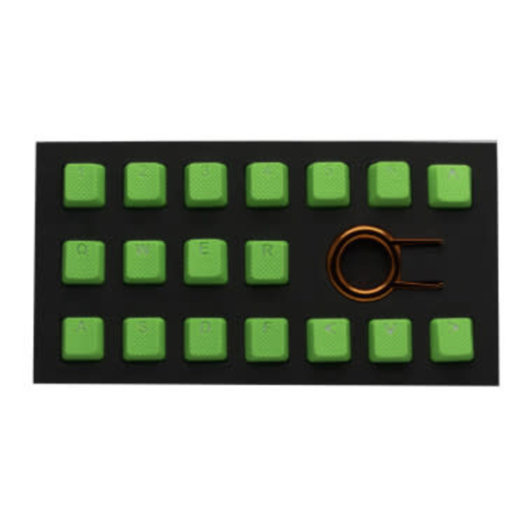 Tai-Hao Tai-Hao Rubber Keycap Set Neon Green (18pc)