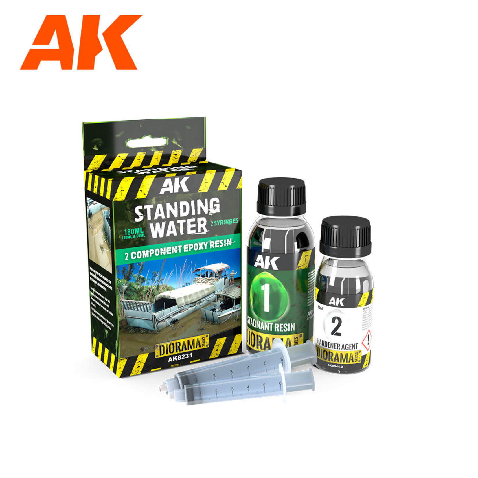 AK Interactive AK-8231 Resin Stagnant Water Components Epoxy Resin (180ml)