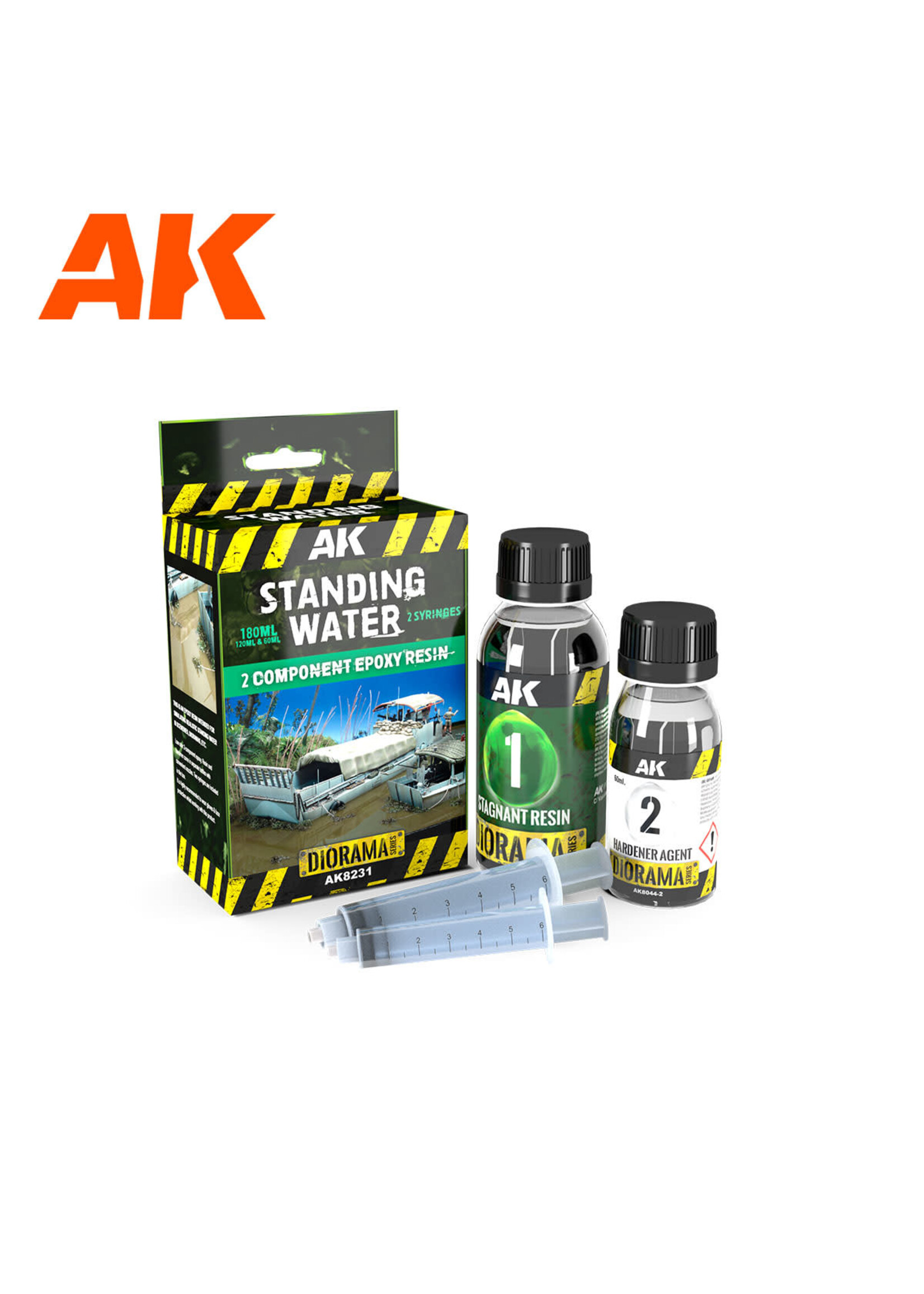 AK Interactive AK-8231 Resin Stagnant Water Components Epoxy Resin (180ml)