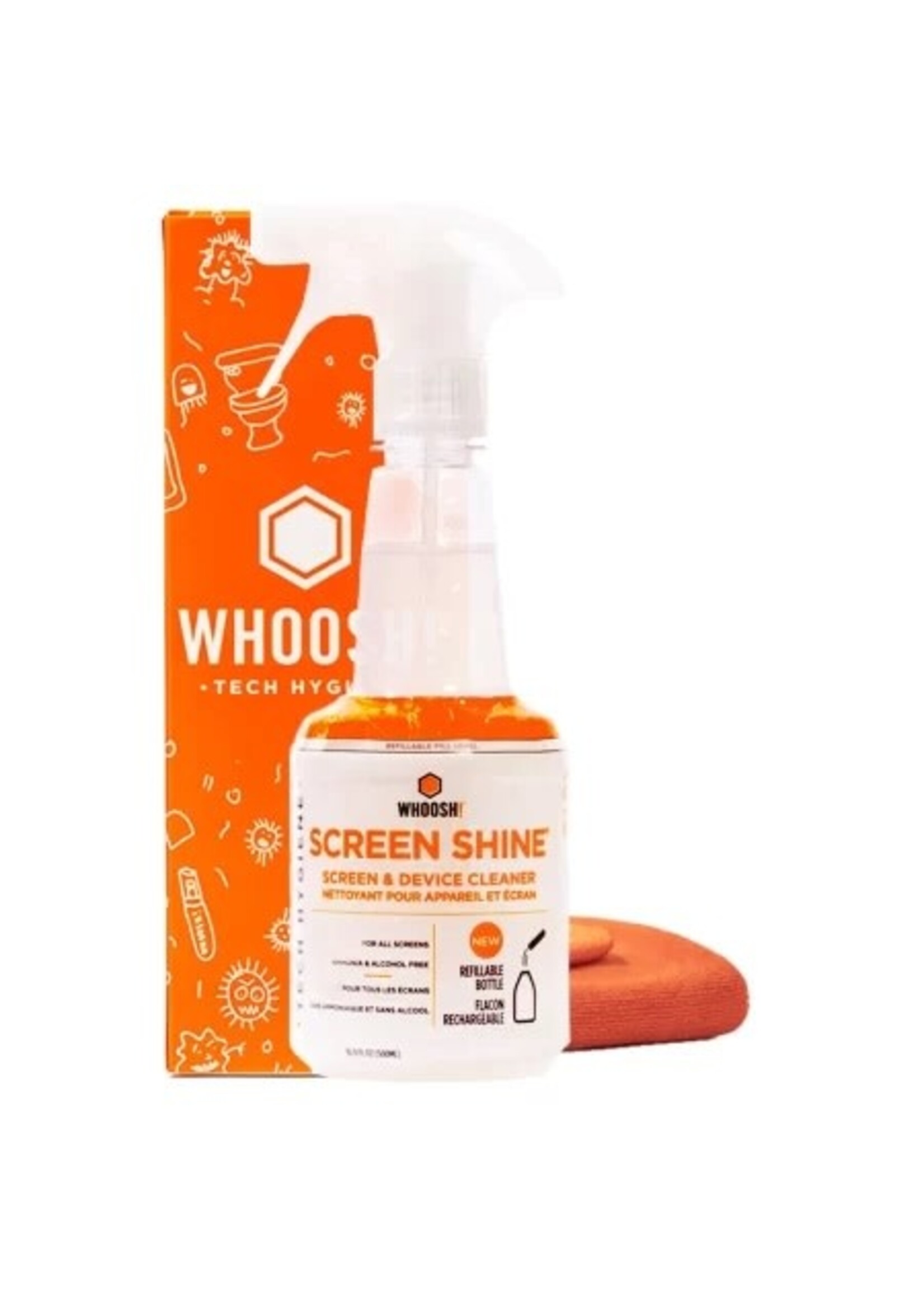 Whoosh Whoosh! Screen Shine 500ml Commercial Spray Bottle