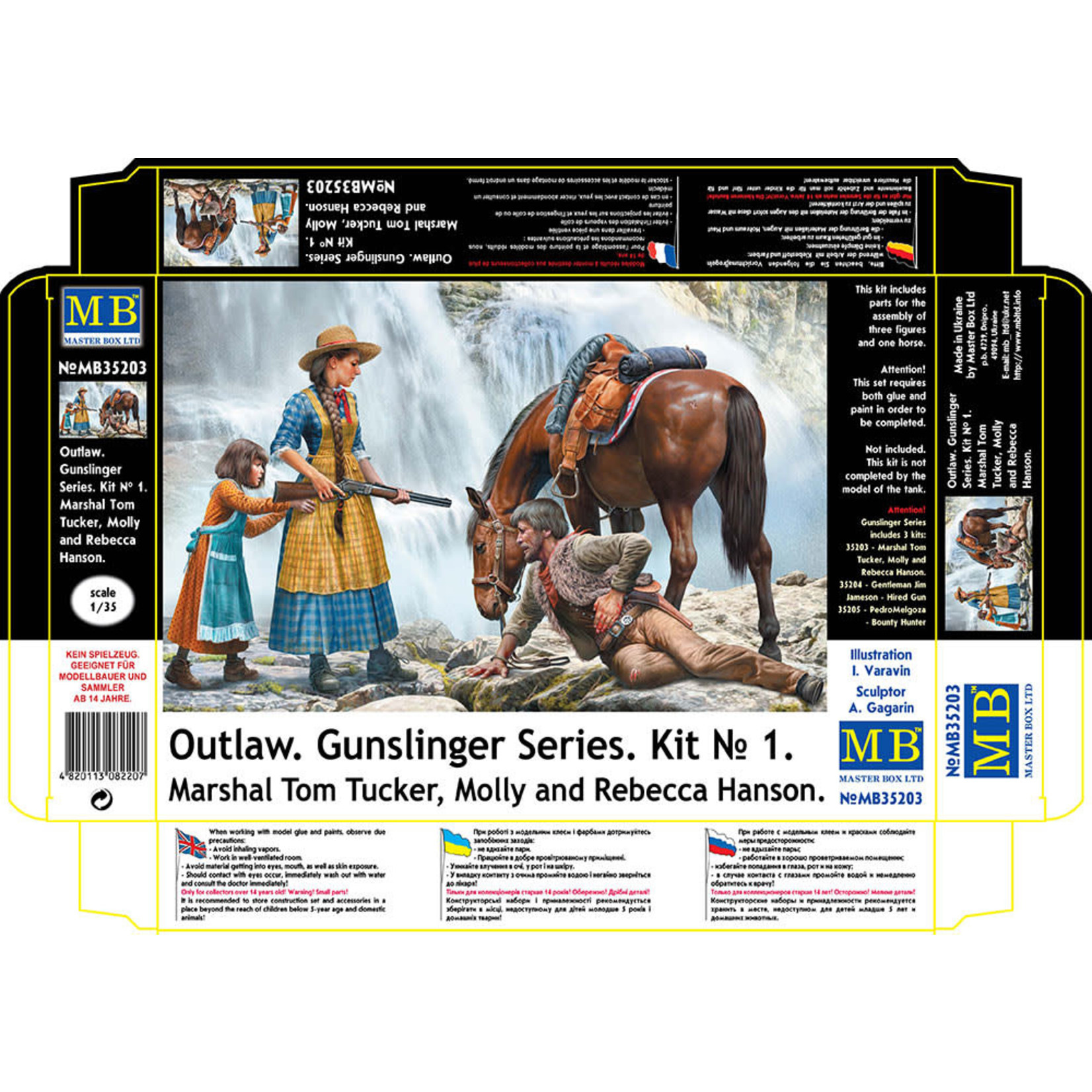 Master Box MSTBX35203 Outlaw Gunslinger Series Kit 1 (1/35)