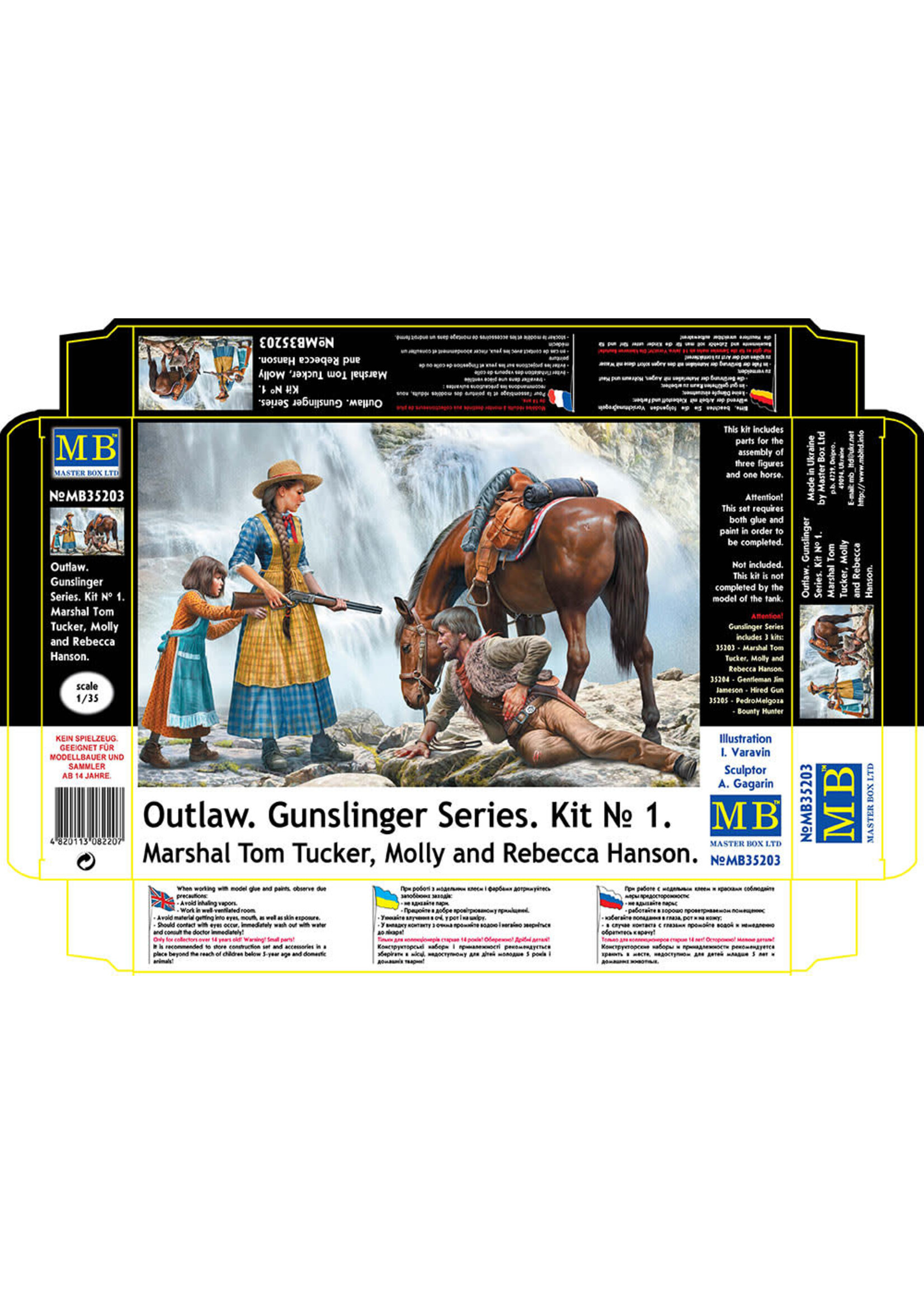 Master Box ***zMSTBX35203 Outlaw Gunslinger Series Kit 1 (1/35)