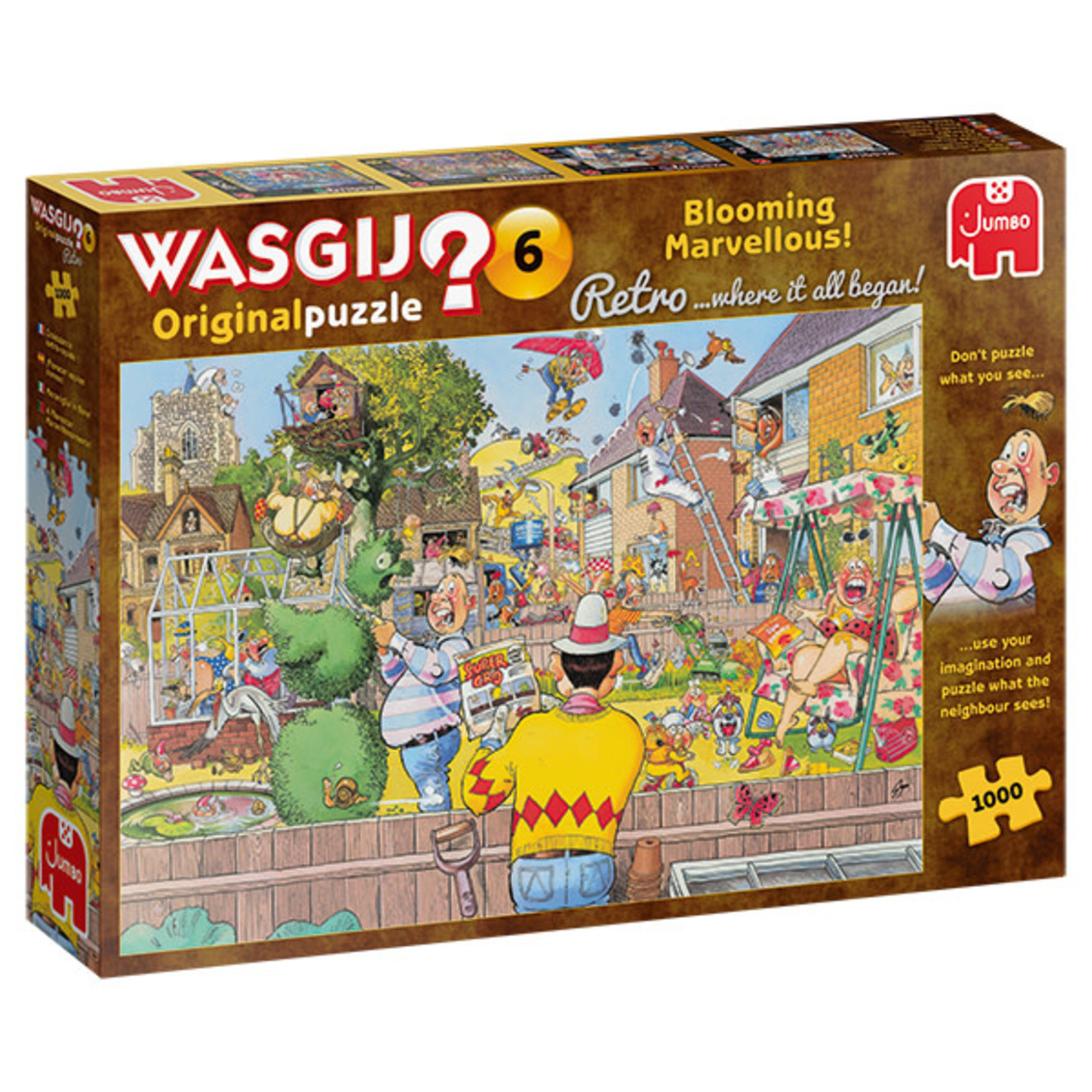 Jumbo JUM25014 WASGIJ Blooming Marvellous (Puzzle1000)