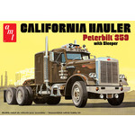 AMT AMT1327 Peterbilt 359 California Hauler with Sleeper (1/25)