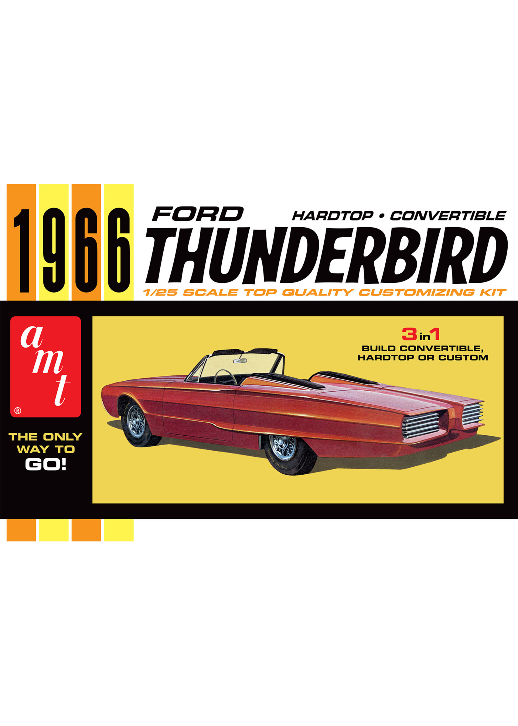 AMT ***AMT1328 1966 Ford Thunderbird Hardtop Convertible (1/25)