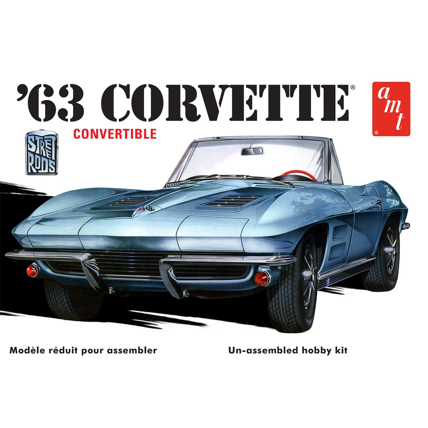 AMT AMT1335 1963 Chevy Corvette Convertible (1/25)