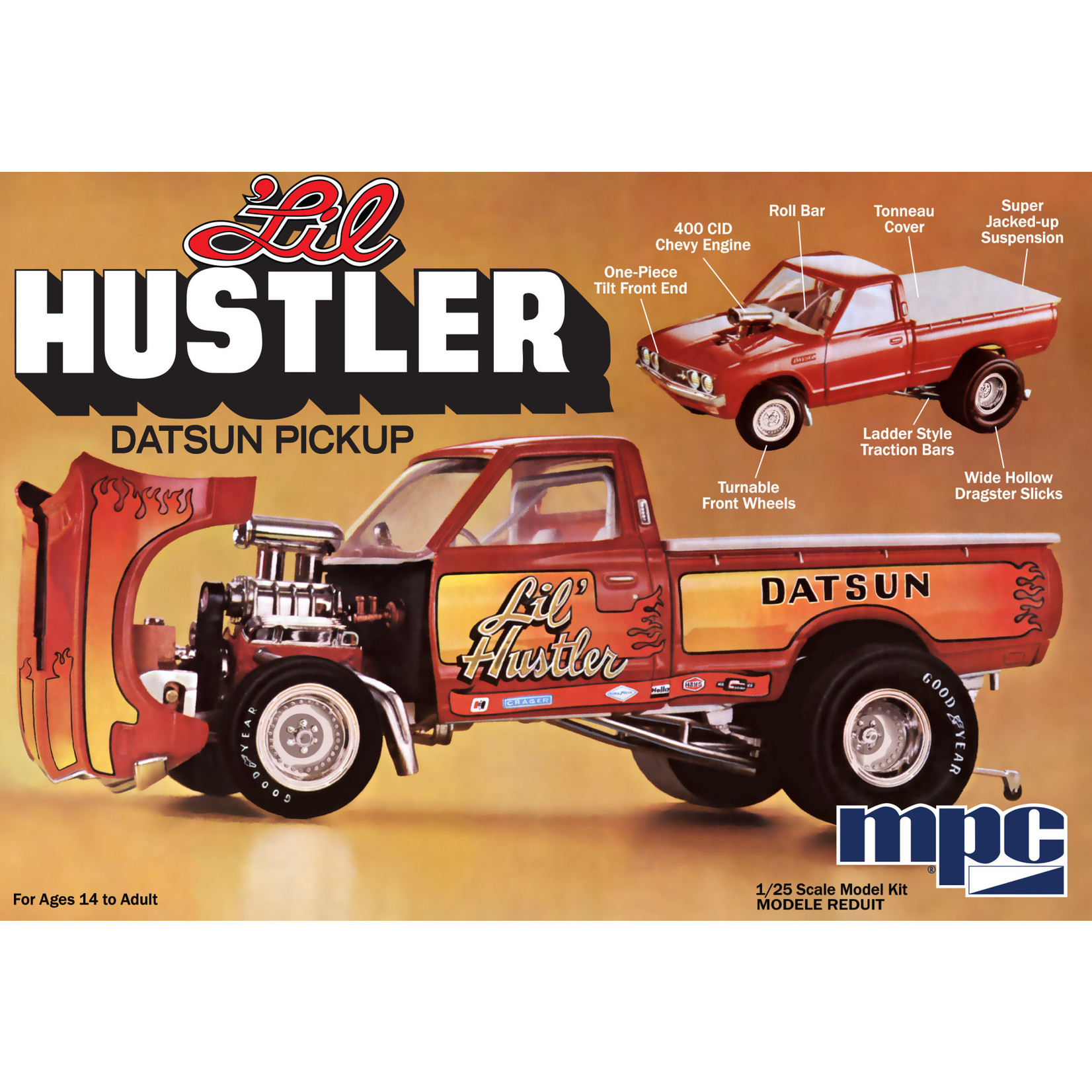 MPC MPC982 1975 Datsun Pickup Lil Hustler (1/25)