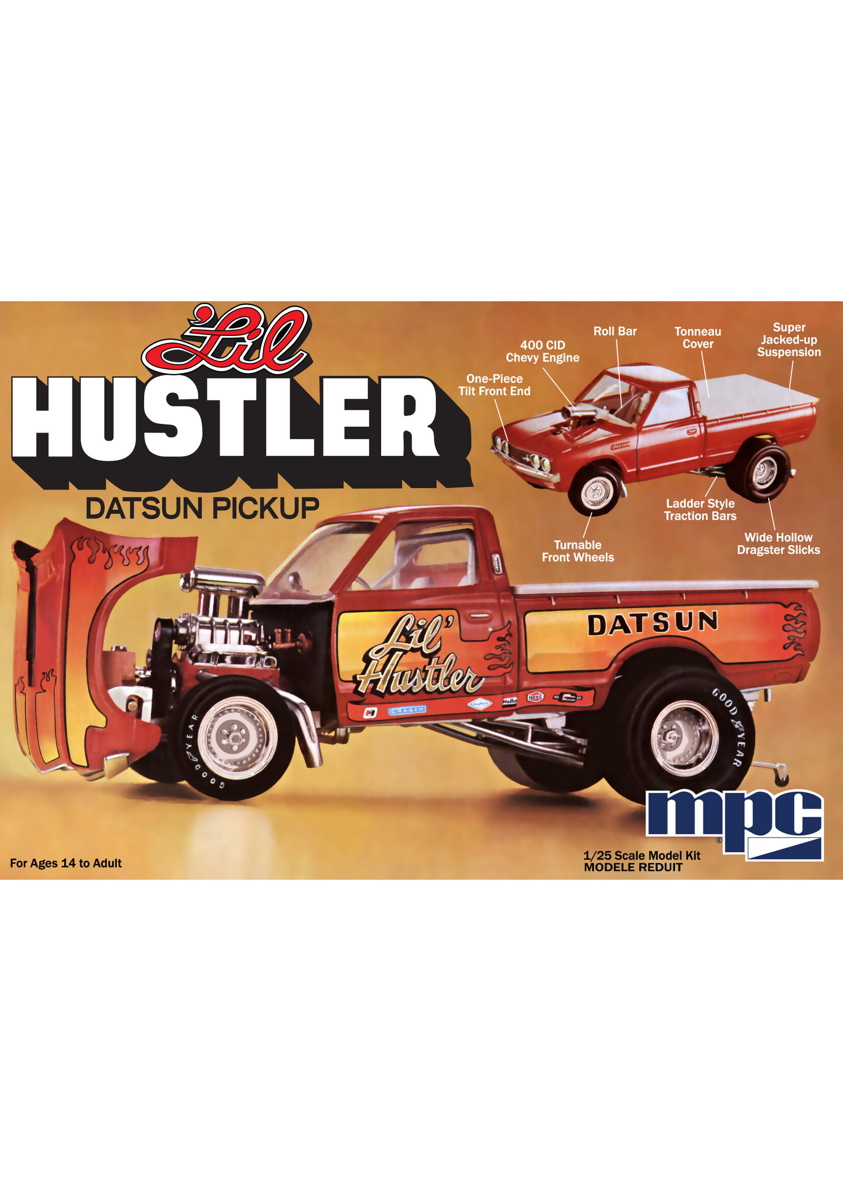 MPC MPC982 1975 Datsun Pickup Lil Hustler (1/25)