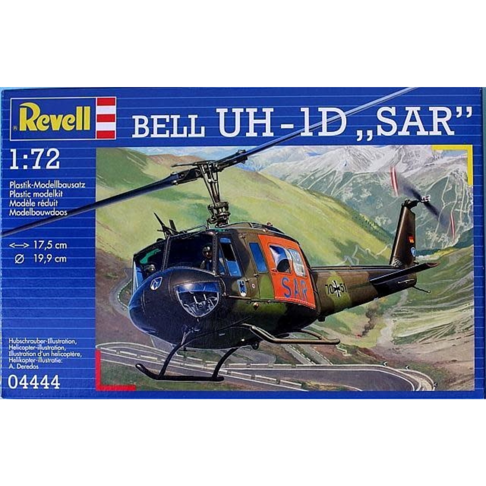 Revell Germany RVG4444 Bell UH-1D SAR (1/72)