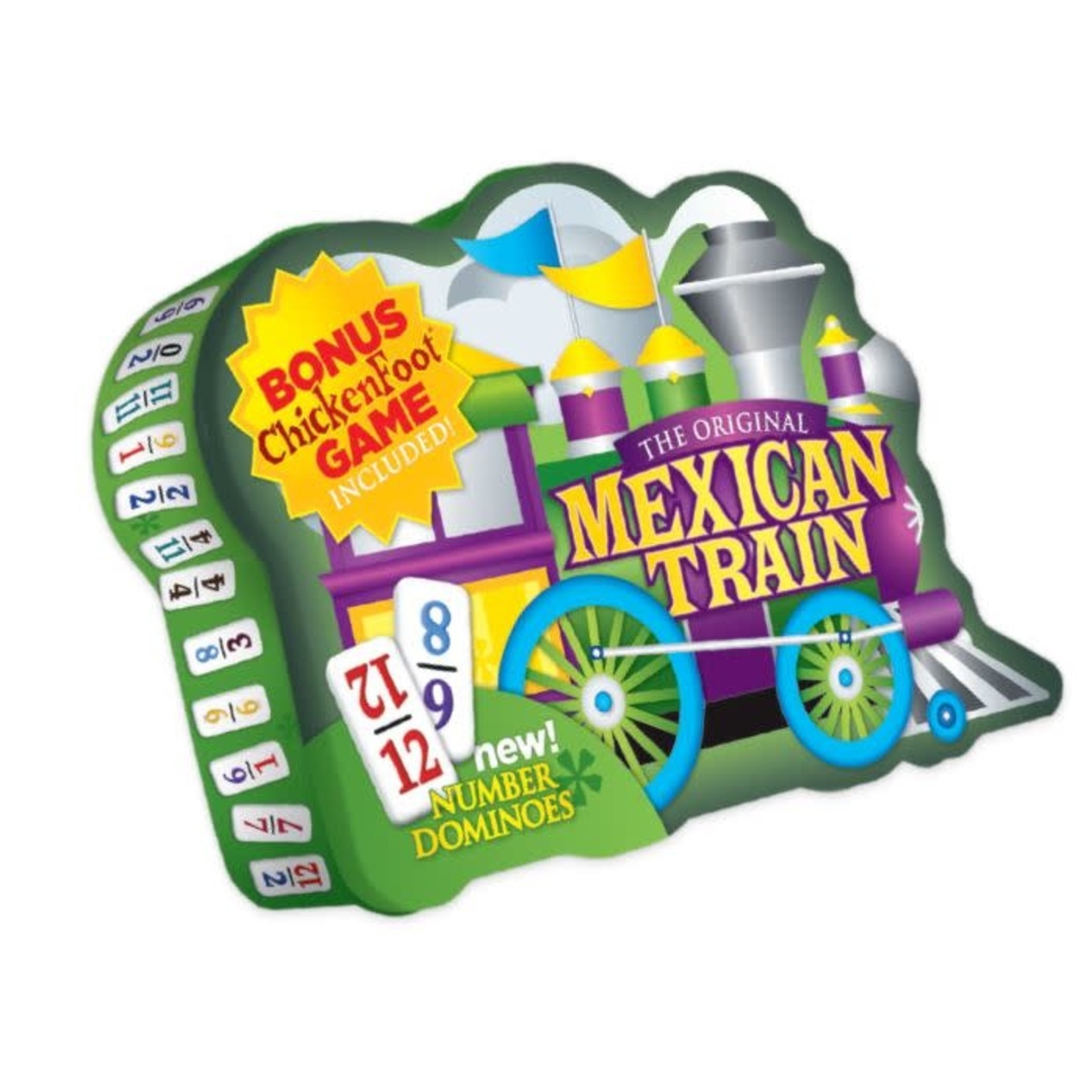 Mexican Train Double 12 with Numbers