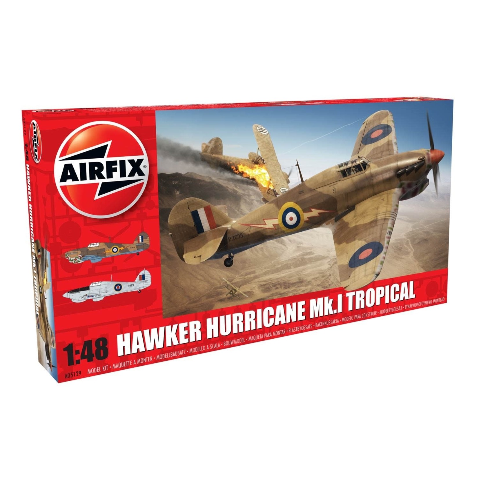 Airfix AIR05129 Hawker Hurricane MK1 Tropical (1/48)