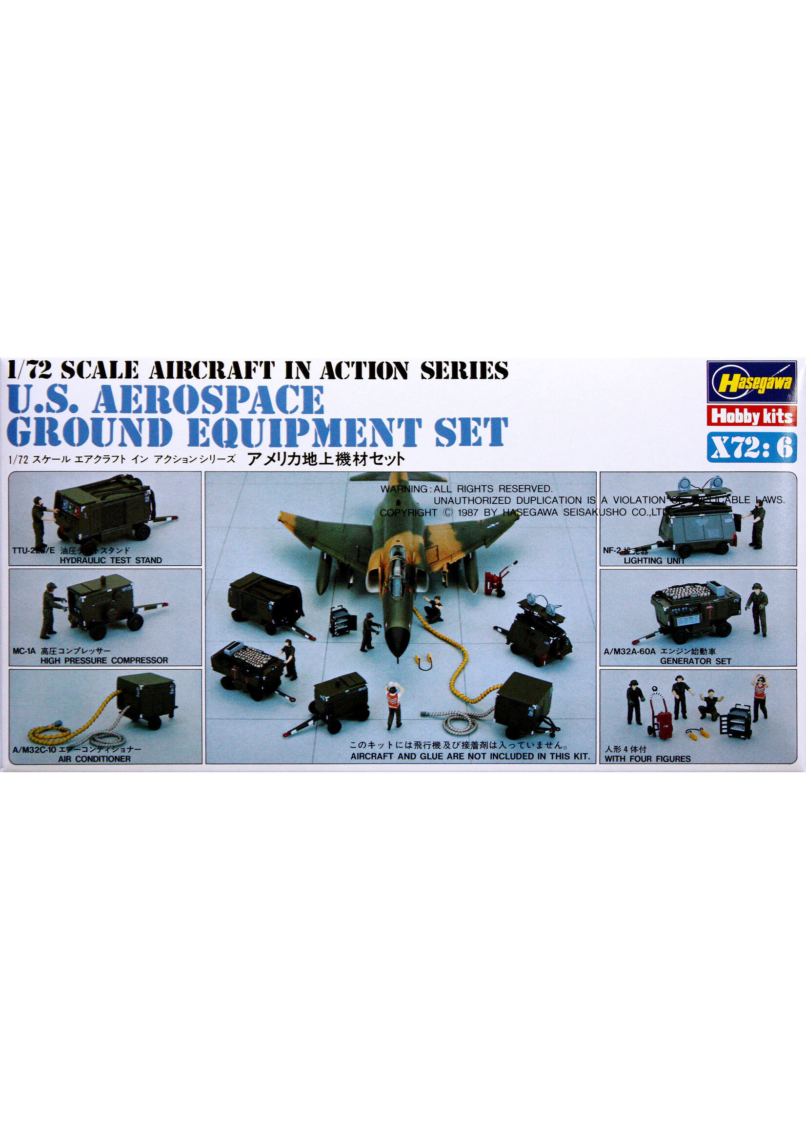 Hasegawa ***Hasegawa 1/72 Gound Equipment Set