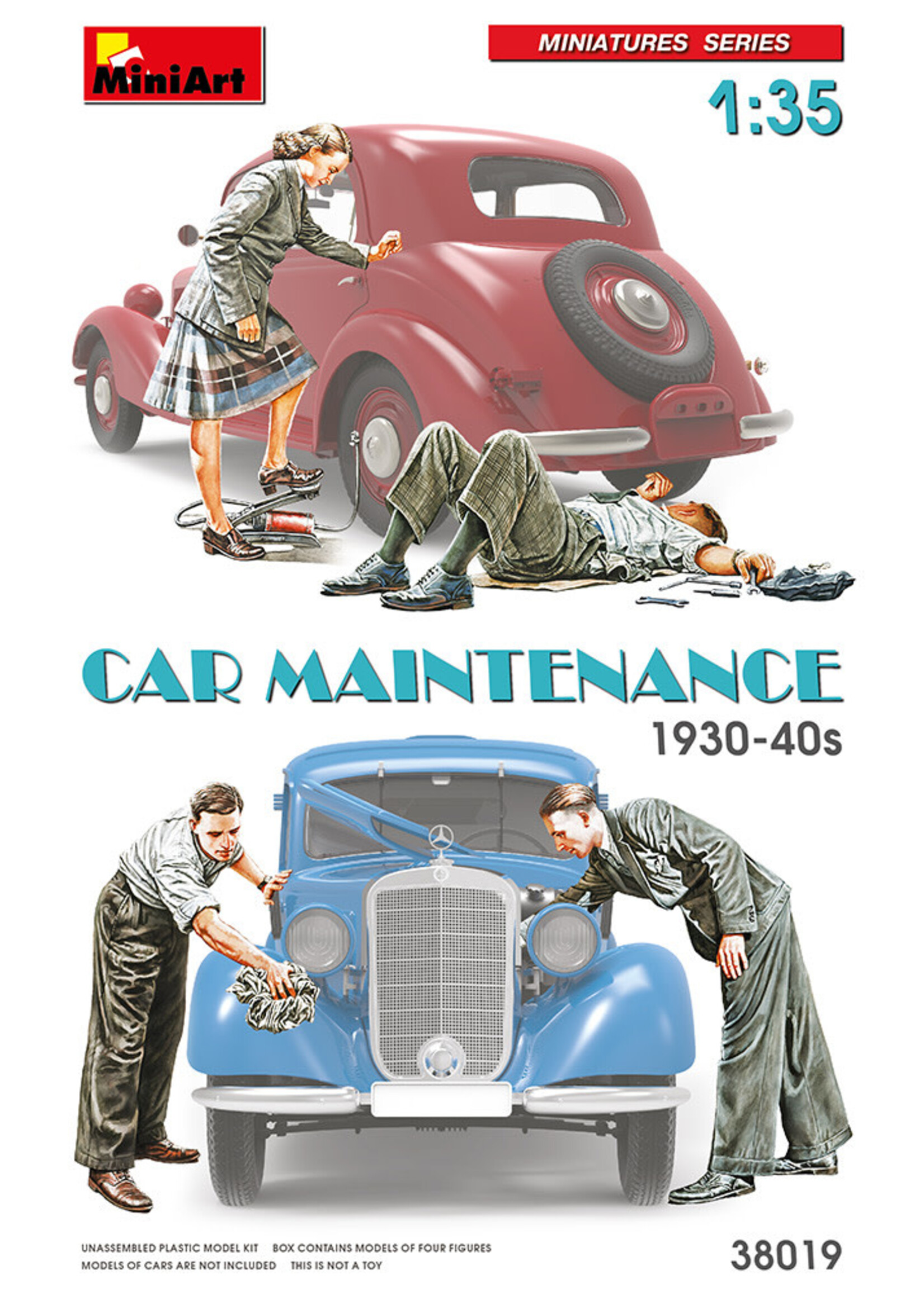 MiniArt ***MIART38019 Car Maintenance  1930-40s (1/35)