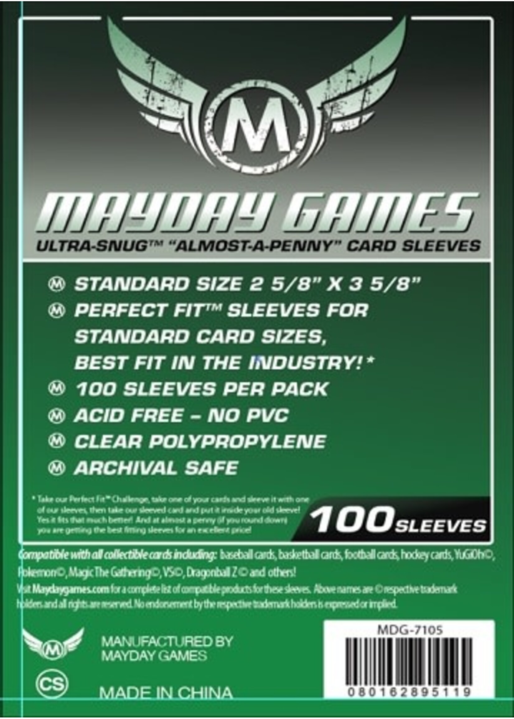 Mayday Games Sleeves 7105 Mayday Games Ultra Snug
