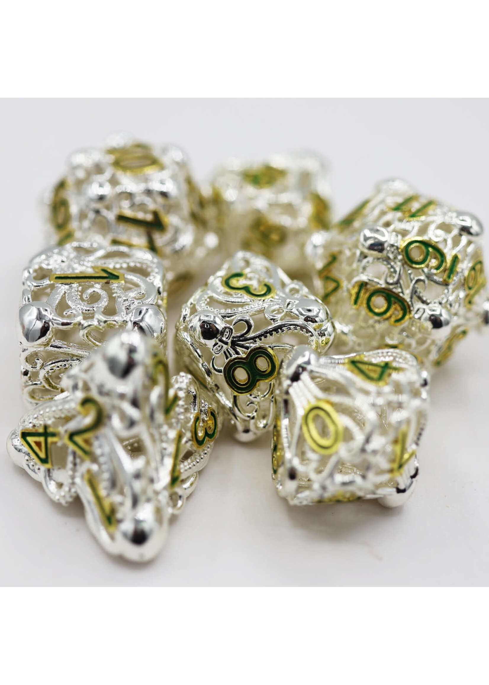 Foam Brain Games ***Dice RPG FBG4235 7pc Metal Hollow Mind Eater Celestial
