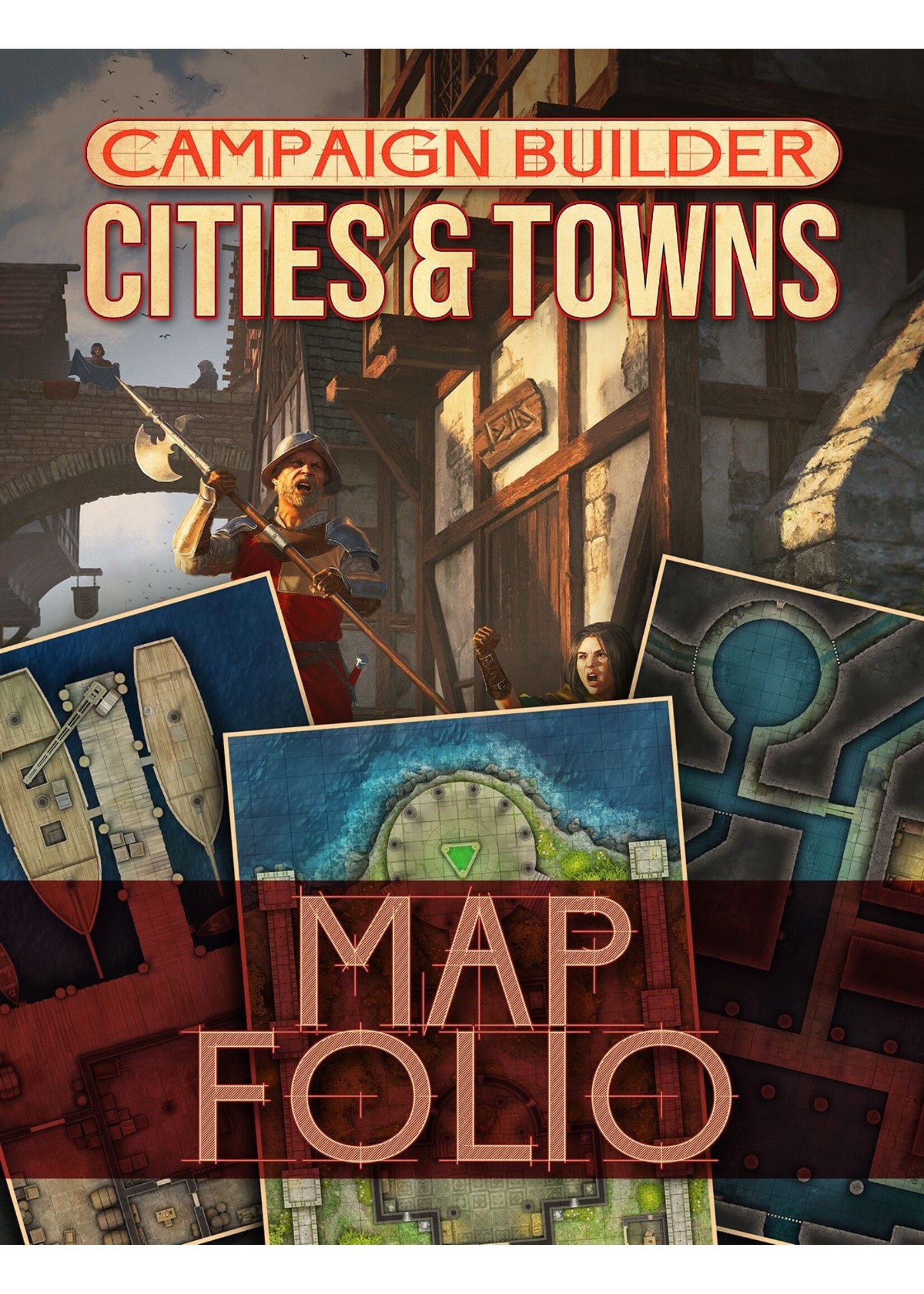 Paizo ***Campaign Builder Cities & Towns Map Folio