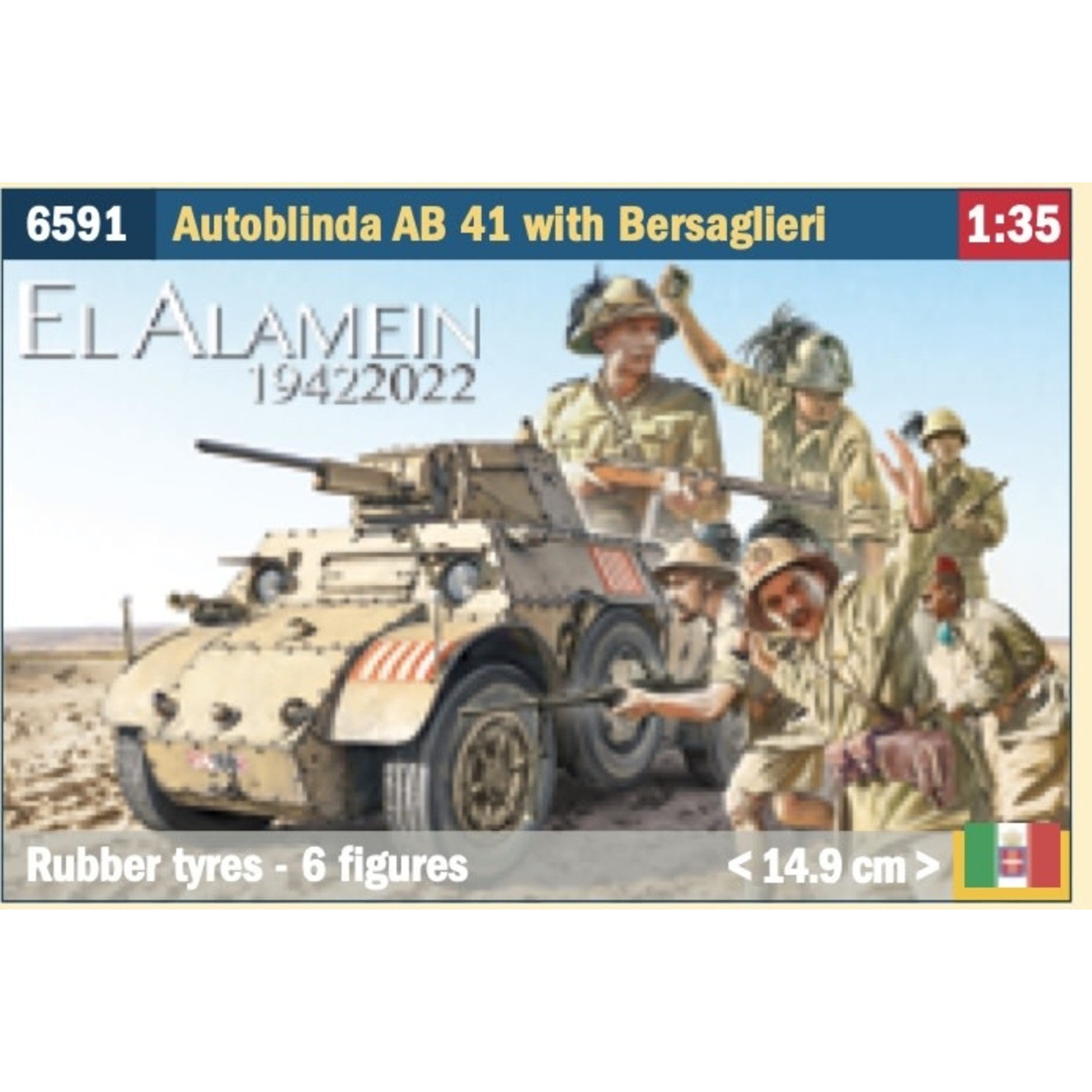Italeri ITA6591 Autoblinda AB 41 with Bersaglieri (1/35)