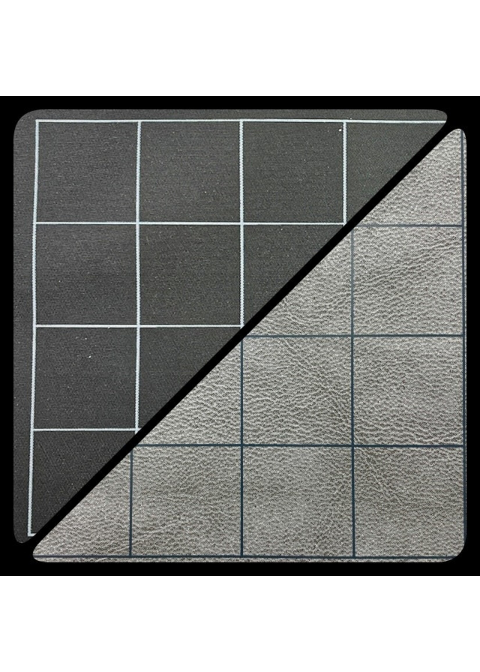 Chessex ***Battle Mat 96480 Small Square 26x 23.5 inch Reversible Black Grey