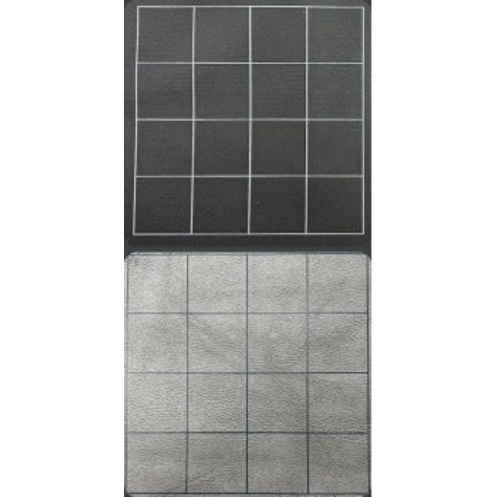 Chessex Battle Mat 97480 Megamat Square 34.5x48 inch Reversable Black Grey