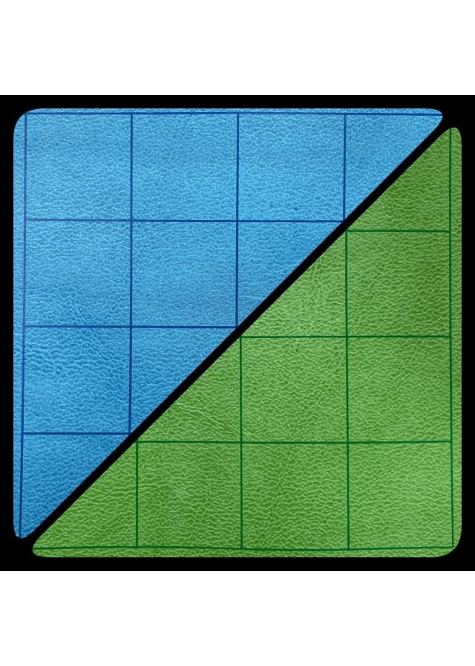 Chessex ***Battle Mat 97465 Megamat Square 34.5x48 inch Reversible Blue Green