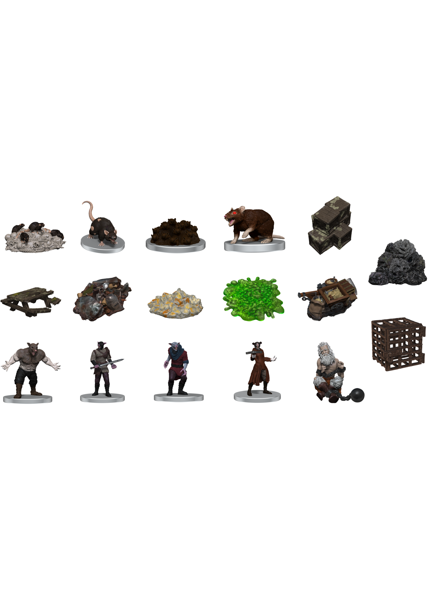 WizKids ***DND Icons Adventure in a Box Wererat Den