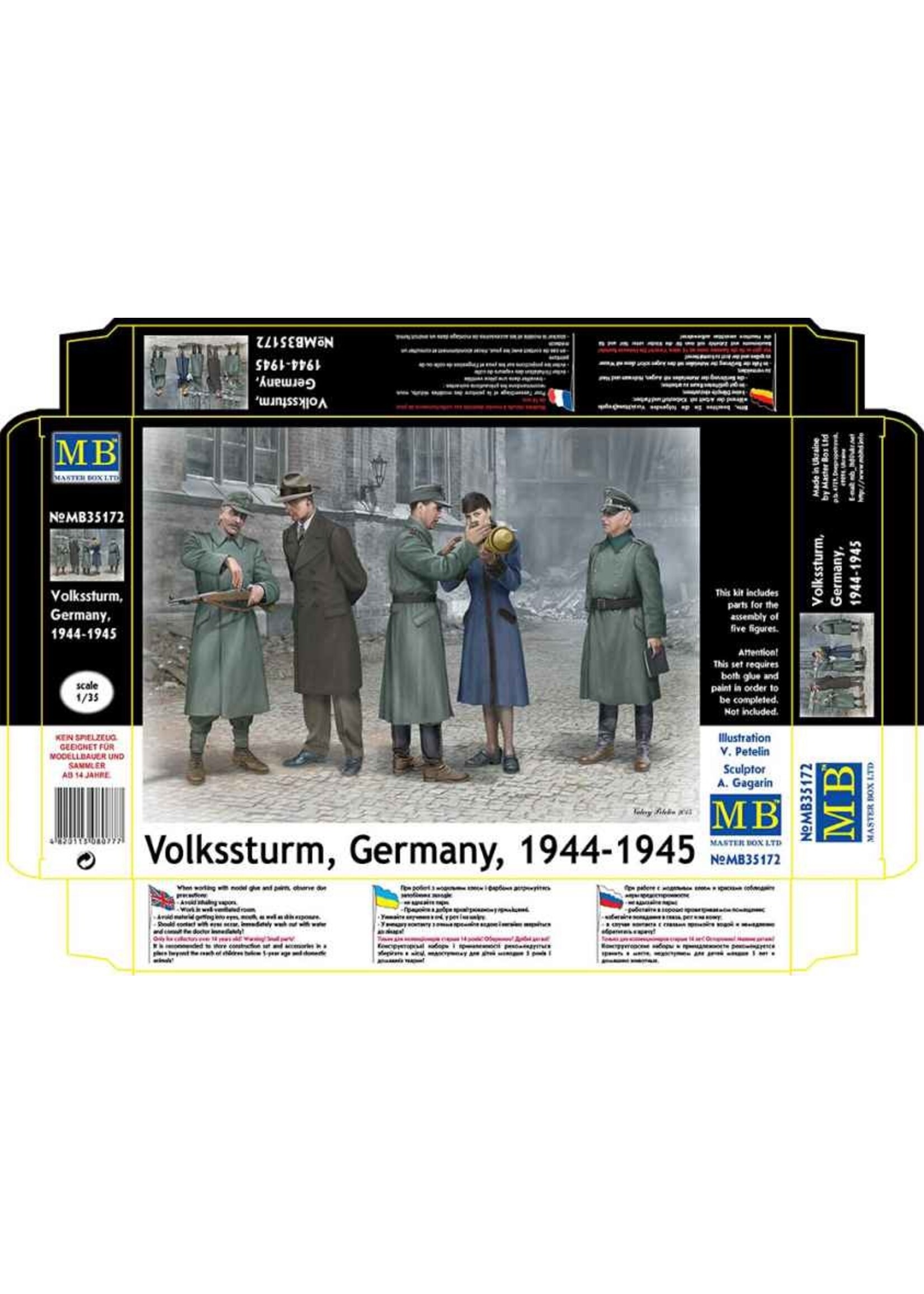 Master Box ***zMSTBX35172 Volkssturm 1944-1945 (1/35)