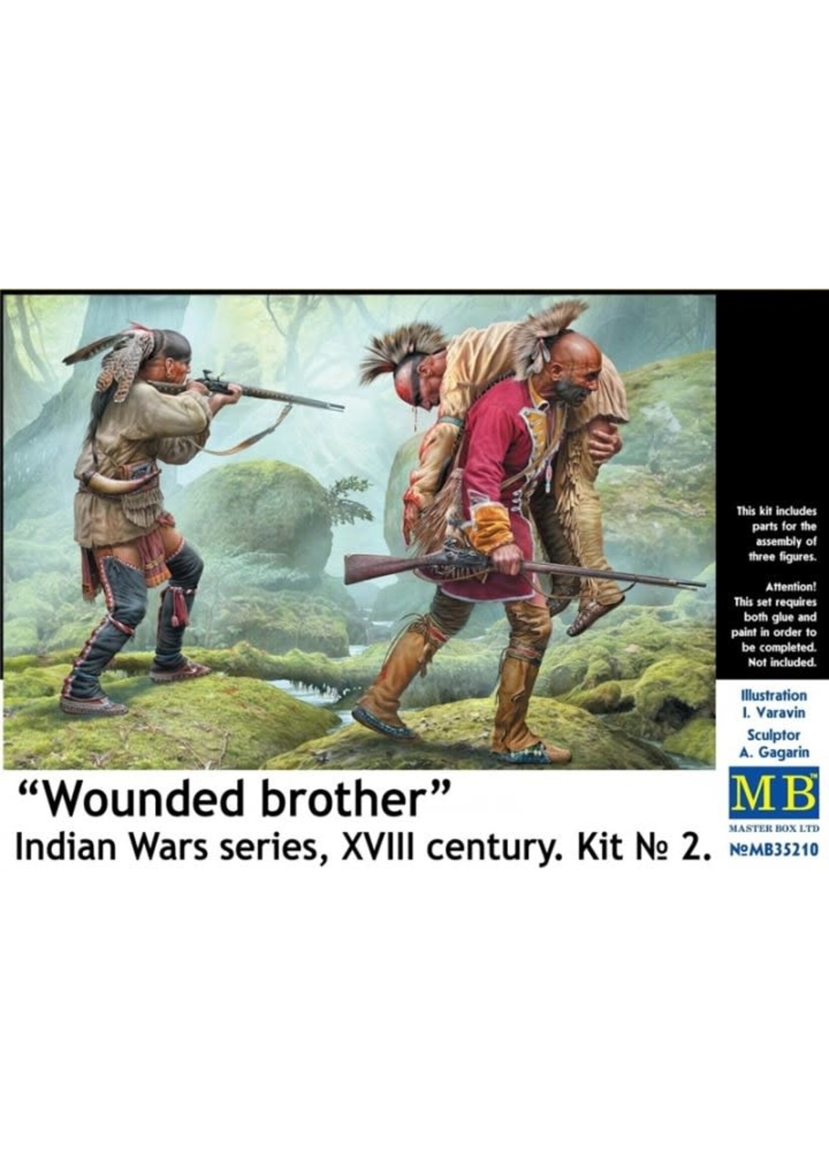 Master Box ***zMSTBX35210 Wounded Brother (1/35)