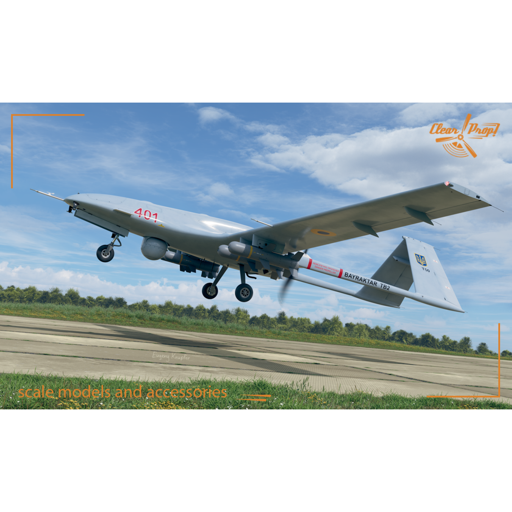 Clear Prop CP4809 Bayraktar TB.2 Unmanned Aerial Vehicle (1/48)