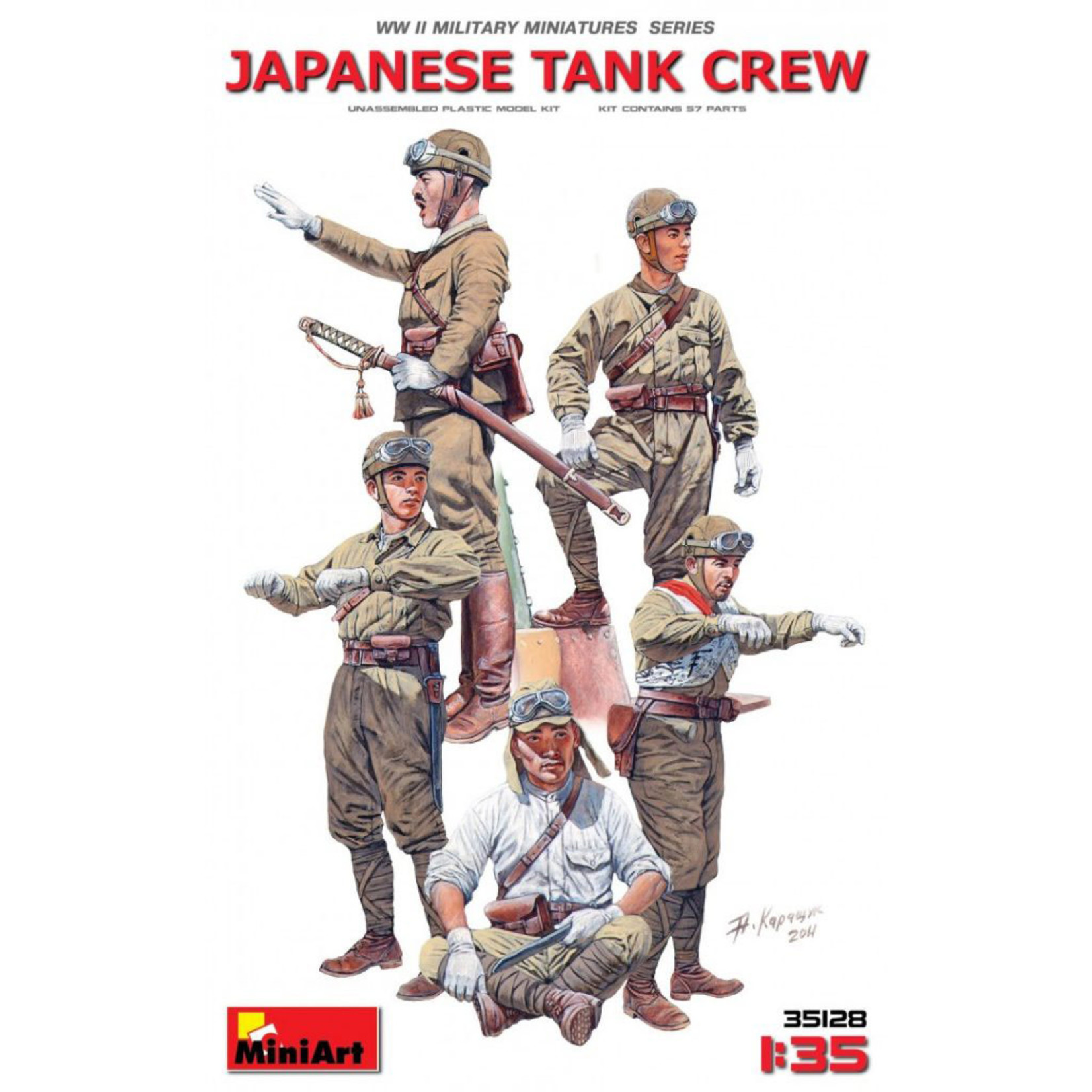 MiniArt MIART35128 Japanese Tank Crew (1/35)