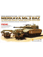 MENG ***zMENGTS005 Merkava Mk.3 BAZ with Nochri Dalet Mine Roller System (1/35)