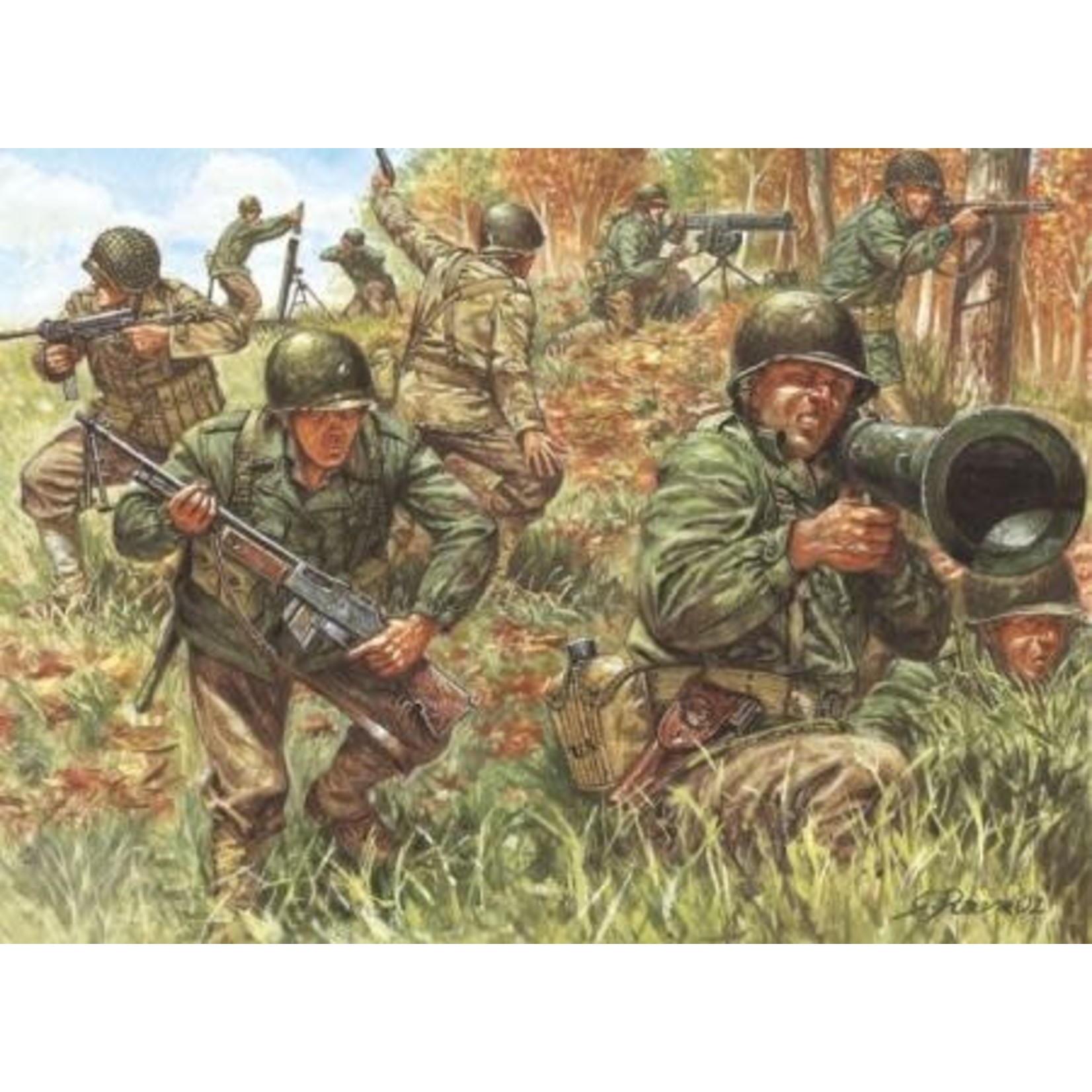 Italeri ITA6046 WW2 American Infantry (1/72)
