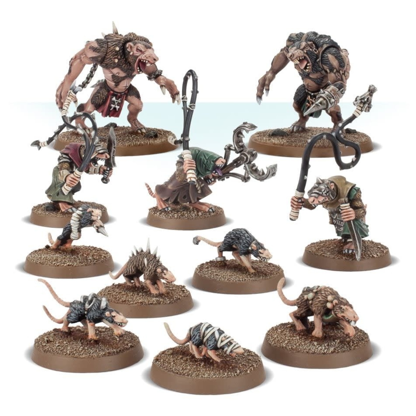 Skaven Rat Ogors and Giant Rats and Packmasters