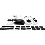 Micro Connectors Micro Connectors Premium Sleeved PSU Cable Extension Kit White