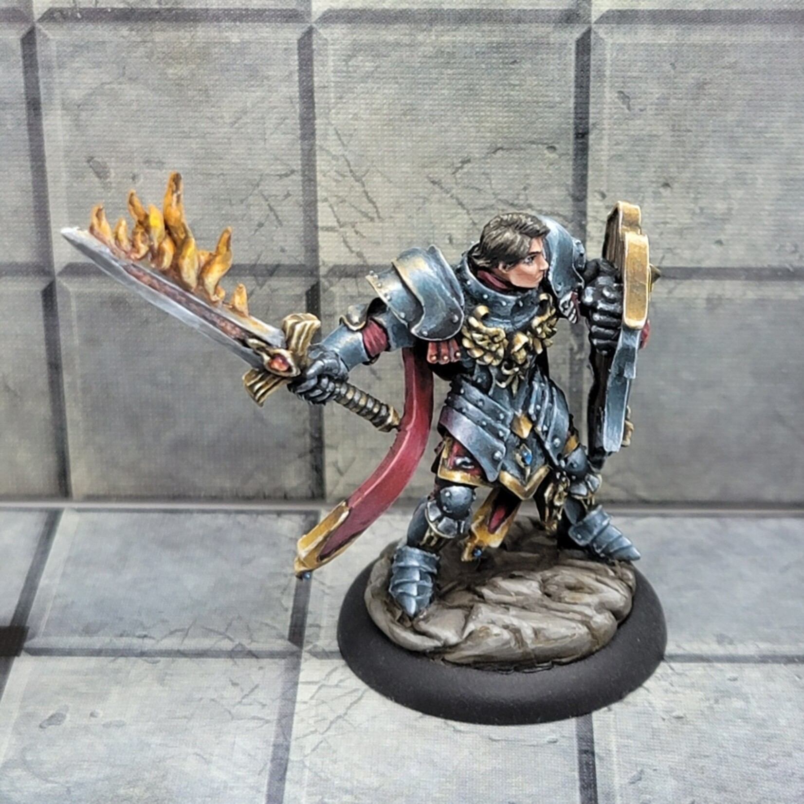 Almaron the Paladin - by Glyn Evans