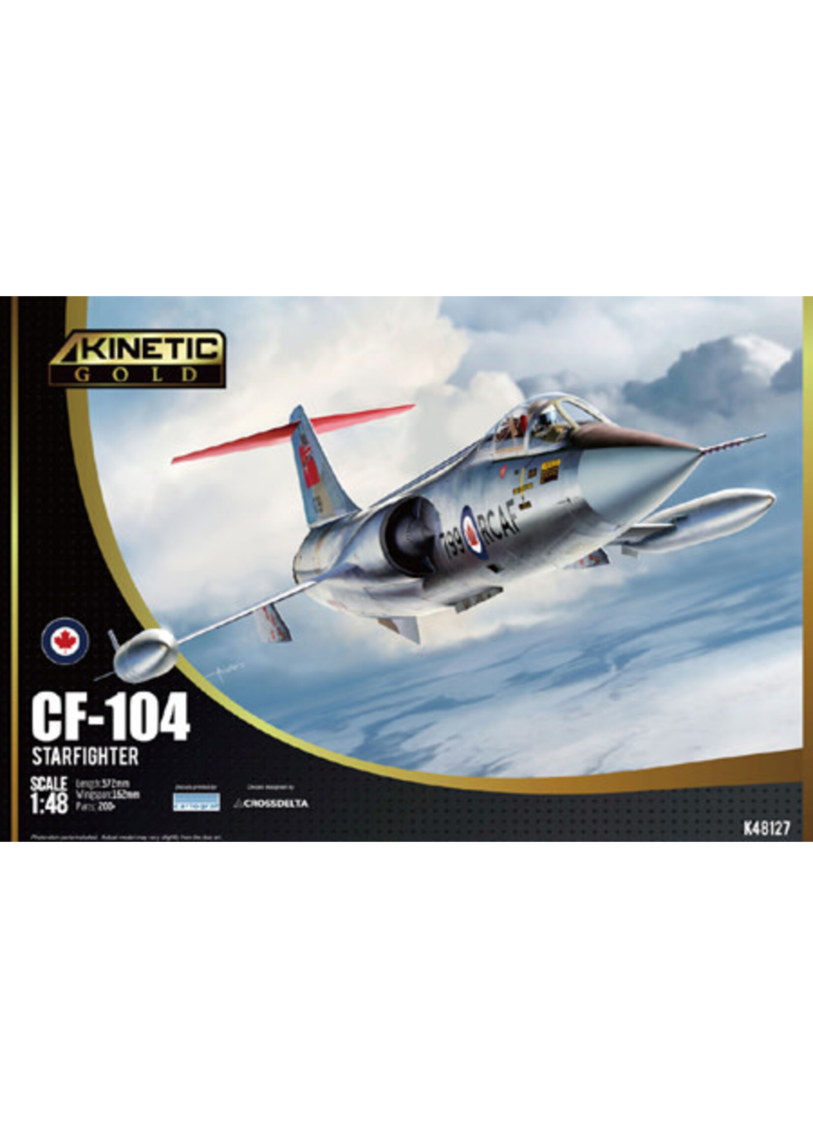 KInetic KIN48127 CF-104 Starfighter Canadian Markings (1/48)