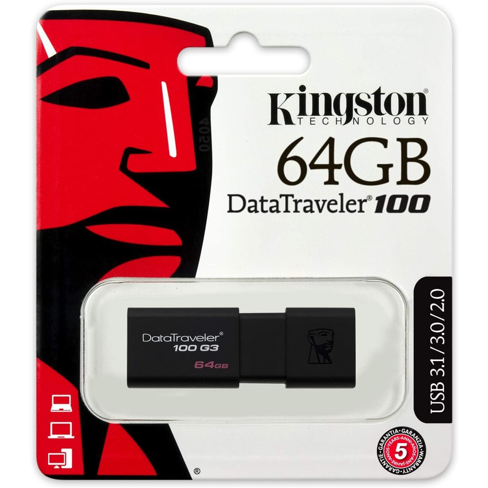 Kingston Kingston 64GB USB3 DataTraveller