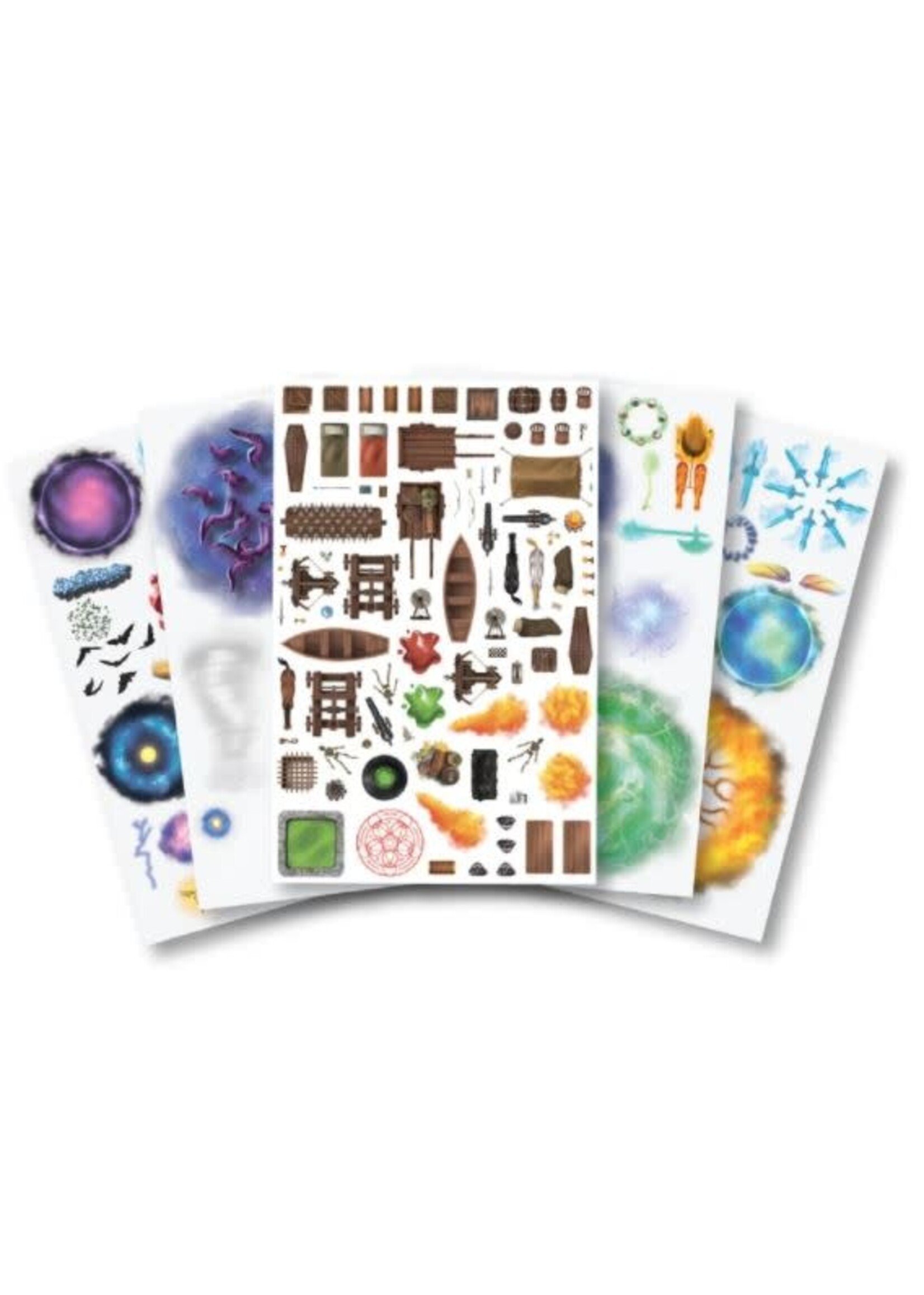 Yarro Studios ***zzInfinidungeon Fantasy Reusable Sticker Sheets