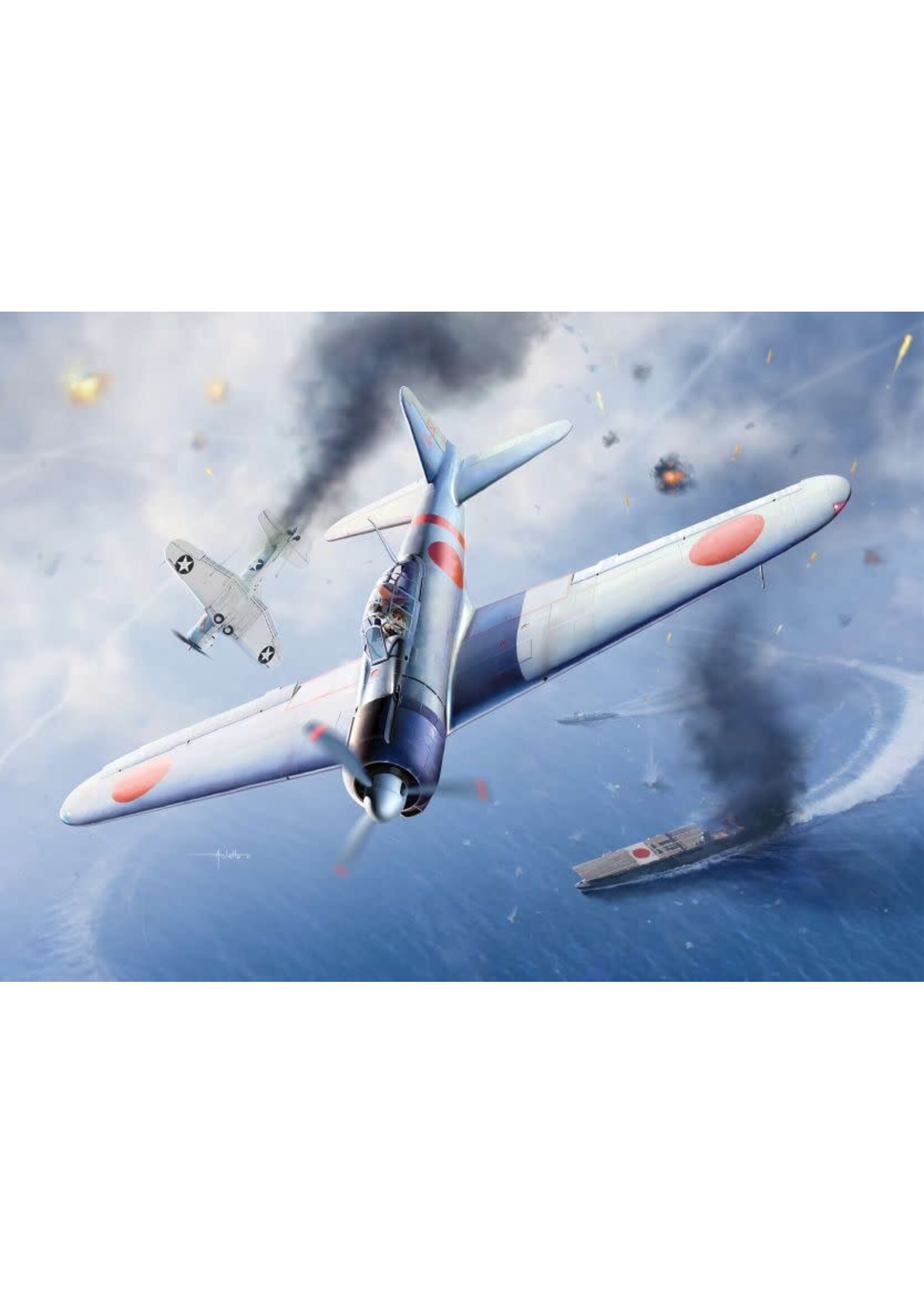 Academy ACA12352 A6M2b Zero Fighter Model 21 (1/48)