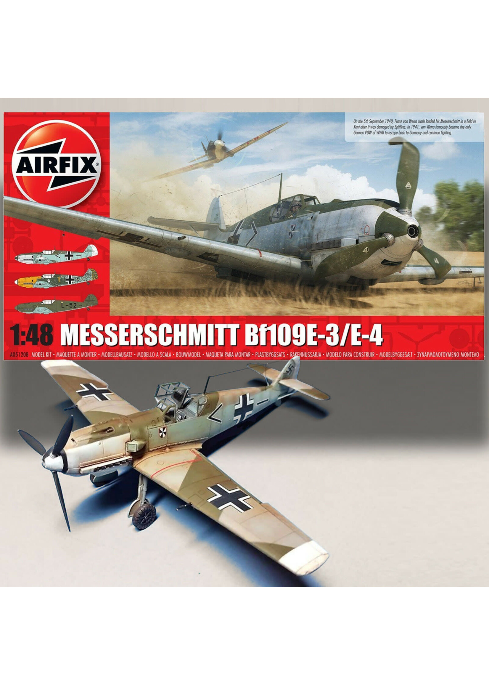 Airfix ***AIR05120B Messerschmitt BF109E-3/E-4 (1/48)