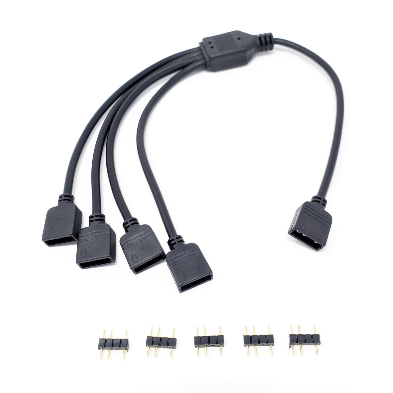 Micro Connectors Micro Connectors 50cm ARGB 1 to 4 Splitter Cable