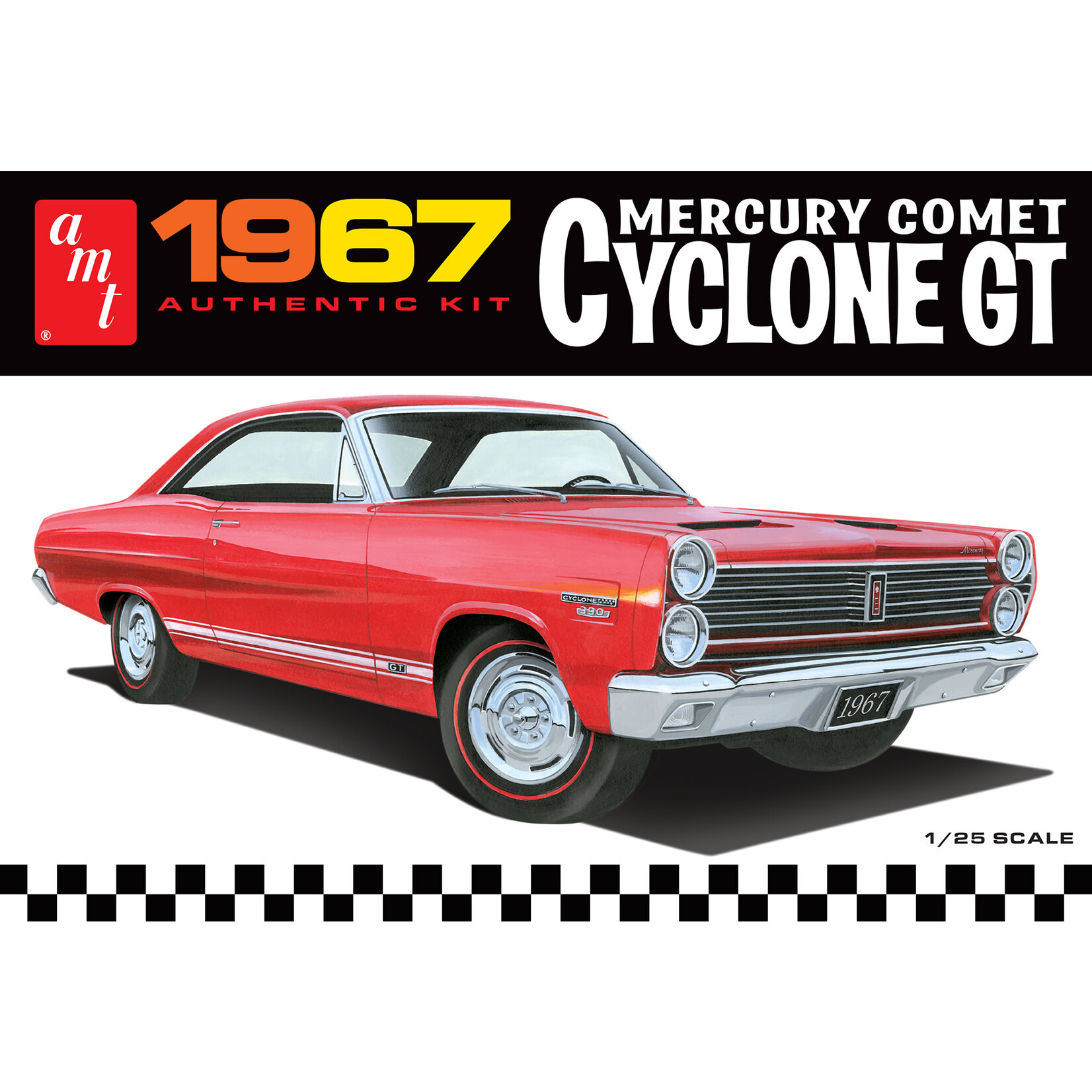 AMT AMT1386 1967 Mercury Cyclone GT (1/25)