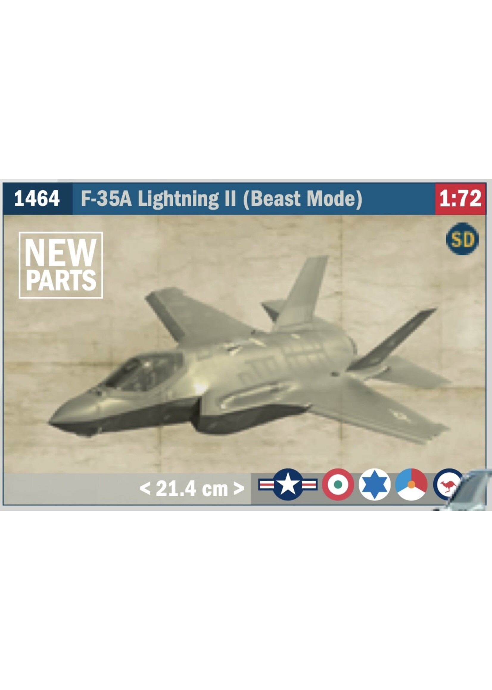 Italeri ***ITA1464 F-35A Lightning II Beast Mode (1/72)
