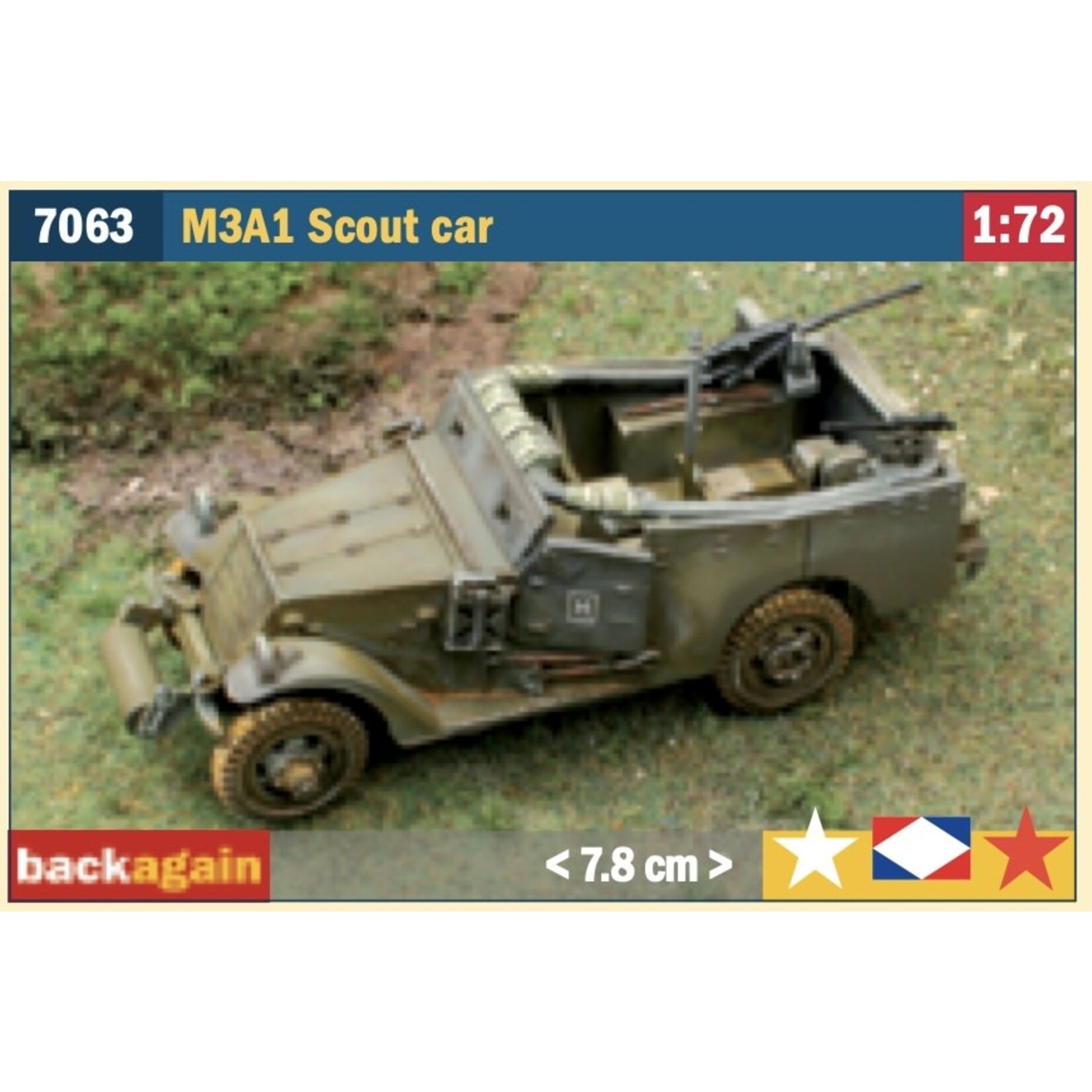 Italeri ITA7063 M3A1 Scout Car (1/72)