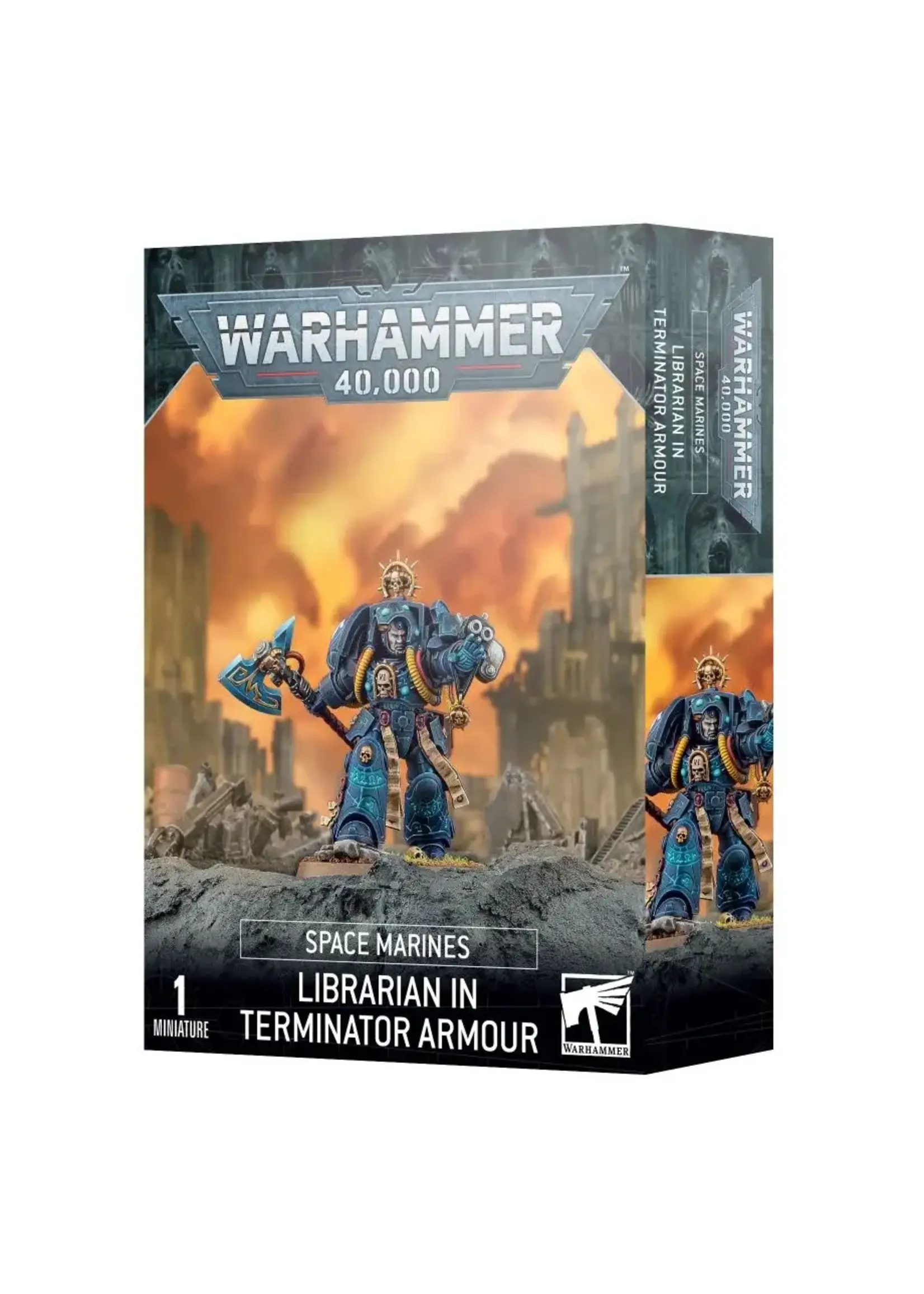 WH40K Space Marines Librarian in Terminator Armour