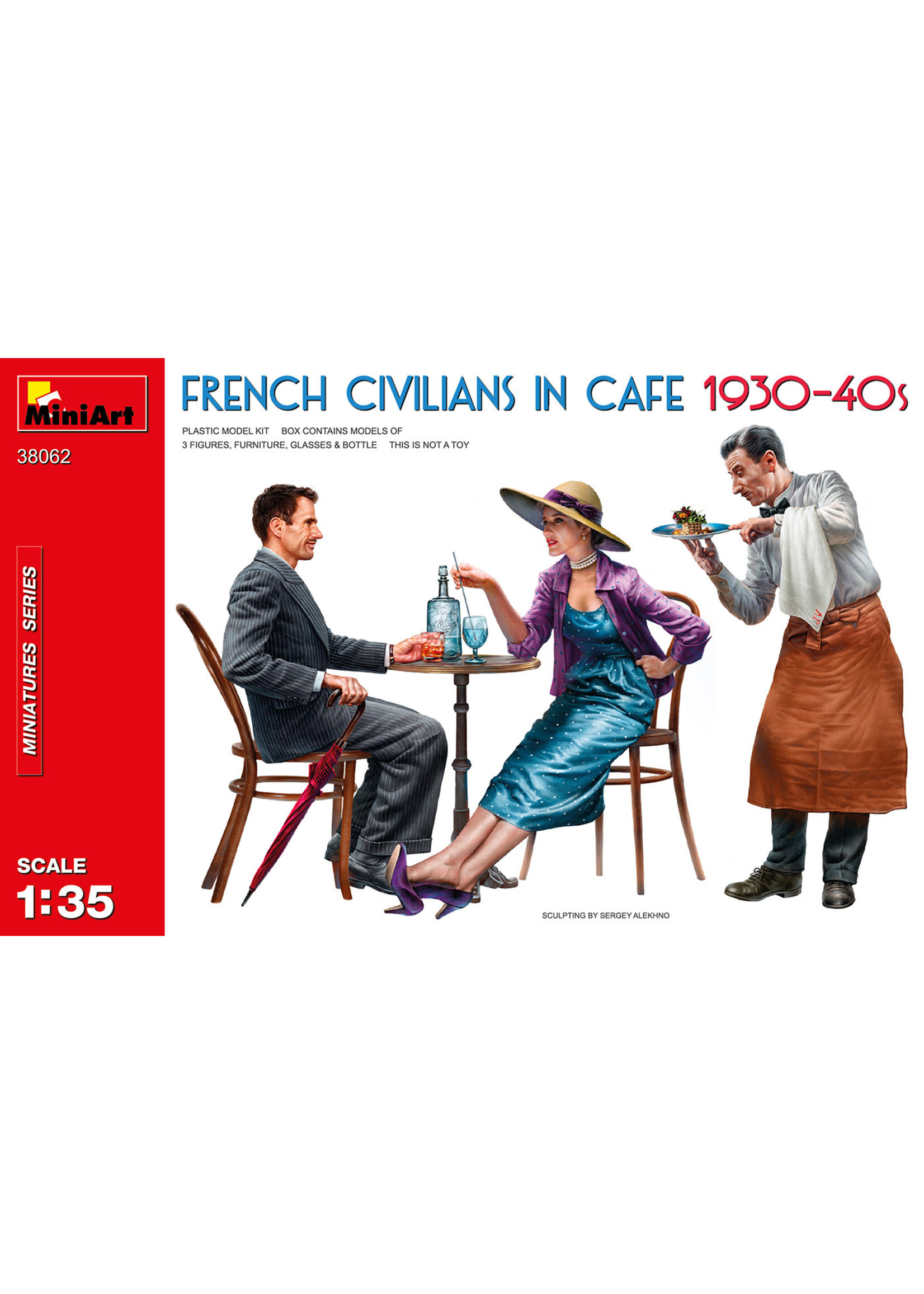 MiniArt ***MIART38062 French Civilians in Cafe 1930-40 (1/35)