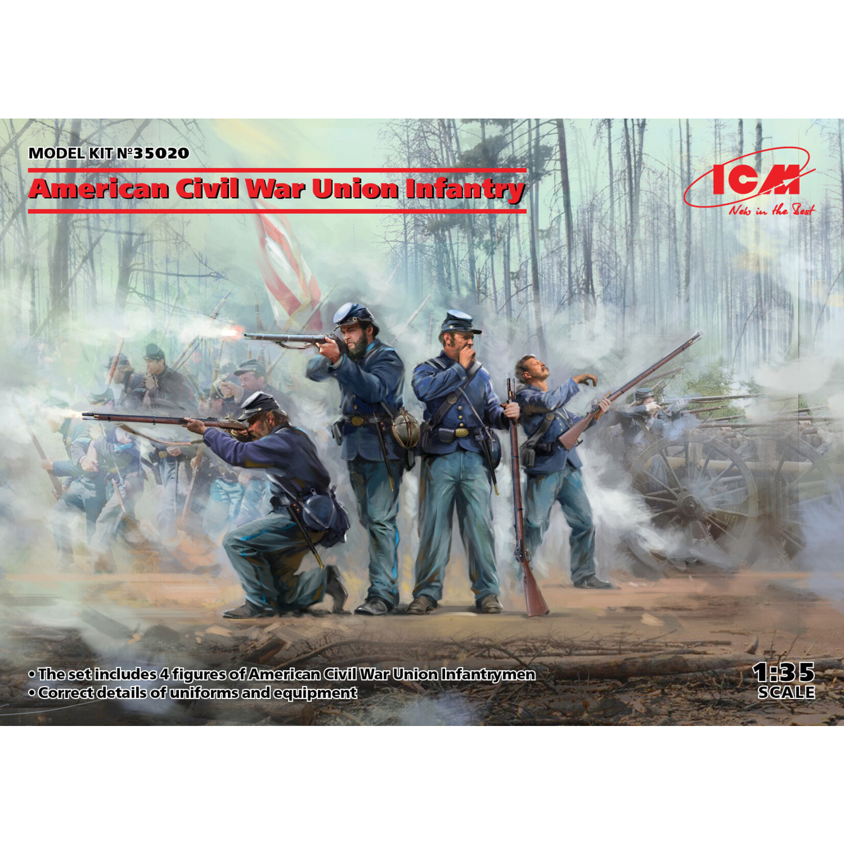 ICM ICM35020 American Civil War Union Infantry (1/35)