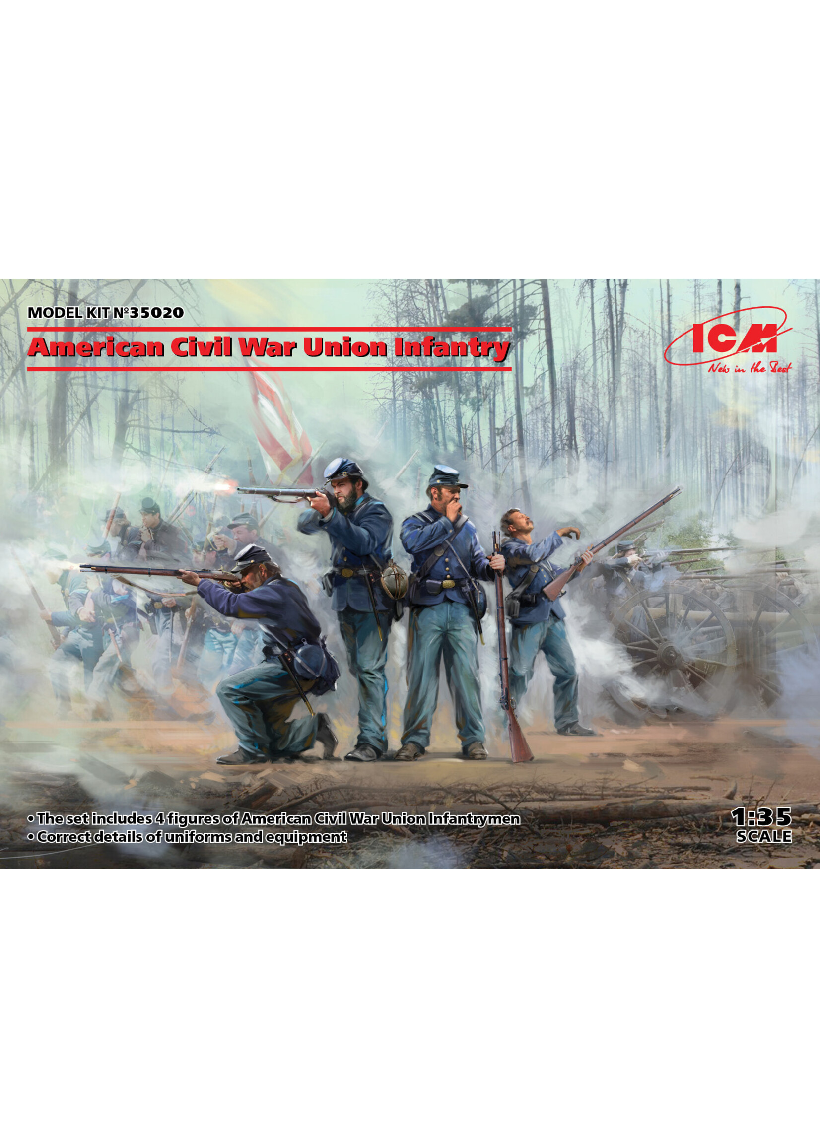 ICM ***ICM35020 American Civil War Union Infantry (1/35)