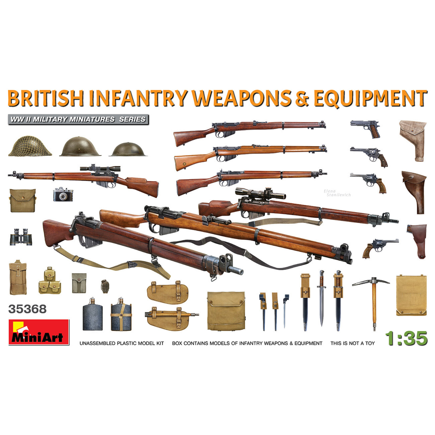 MiniArt MIART35368 British Infantry Weapons & Equipment (1/35)
