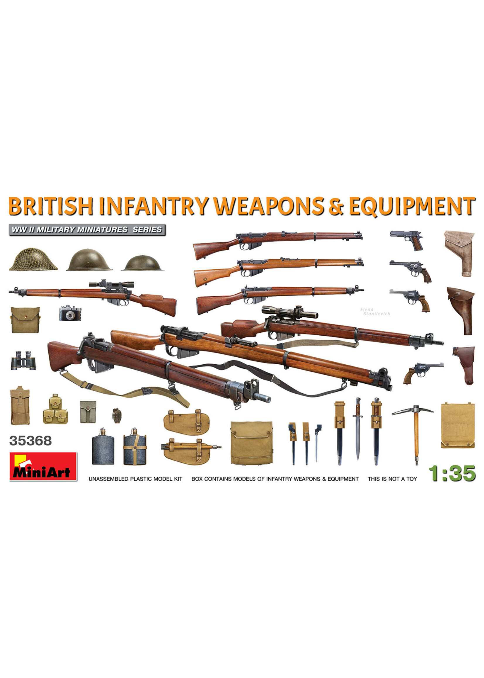 MiniArt ***zMIART35368 British Infantry Weapons & Equipment (1/35)